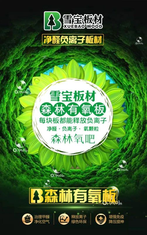 品牌產品|雪寶森林有氧板，有效釋放負氧離子長達15年